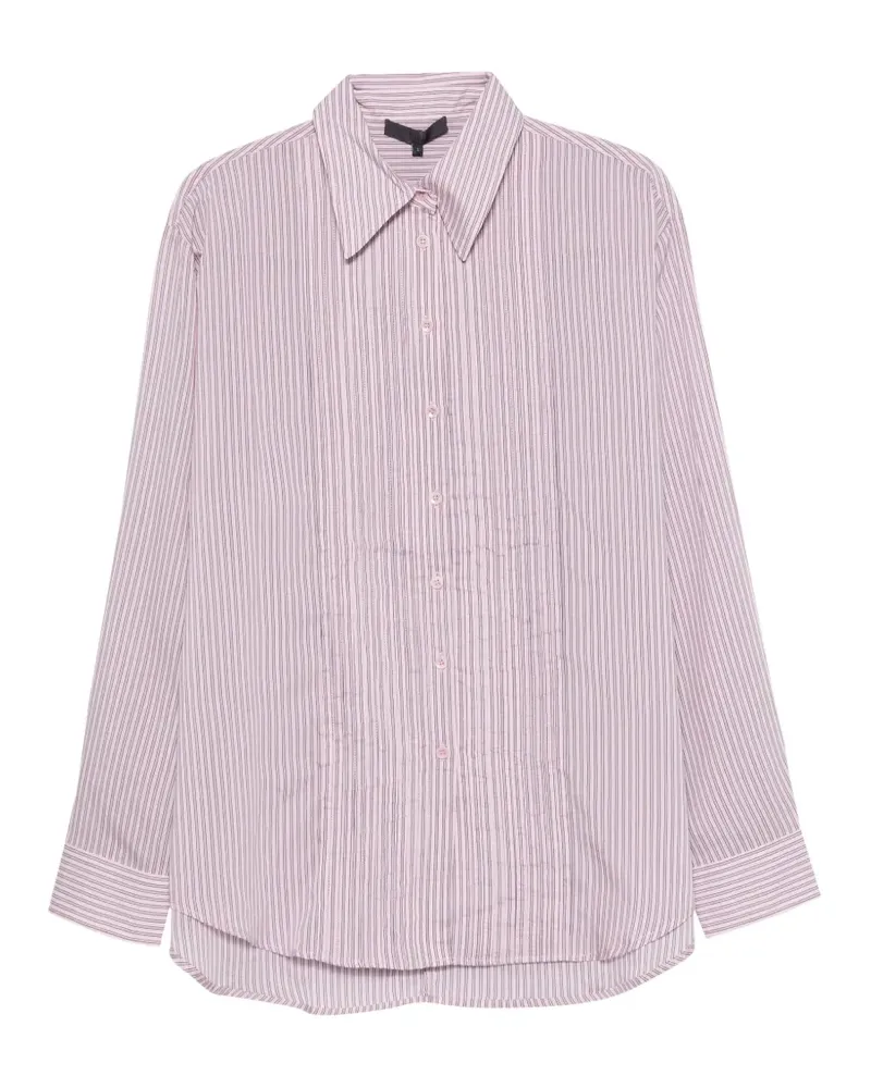 tibi Gestreiftes Hemd - Rosa Rosa