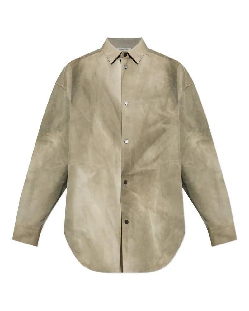 Fear of God Hemd mit Batikmuster - Nude Nude