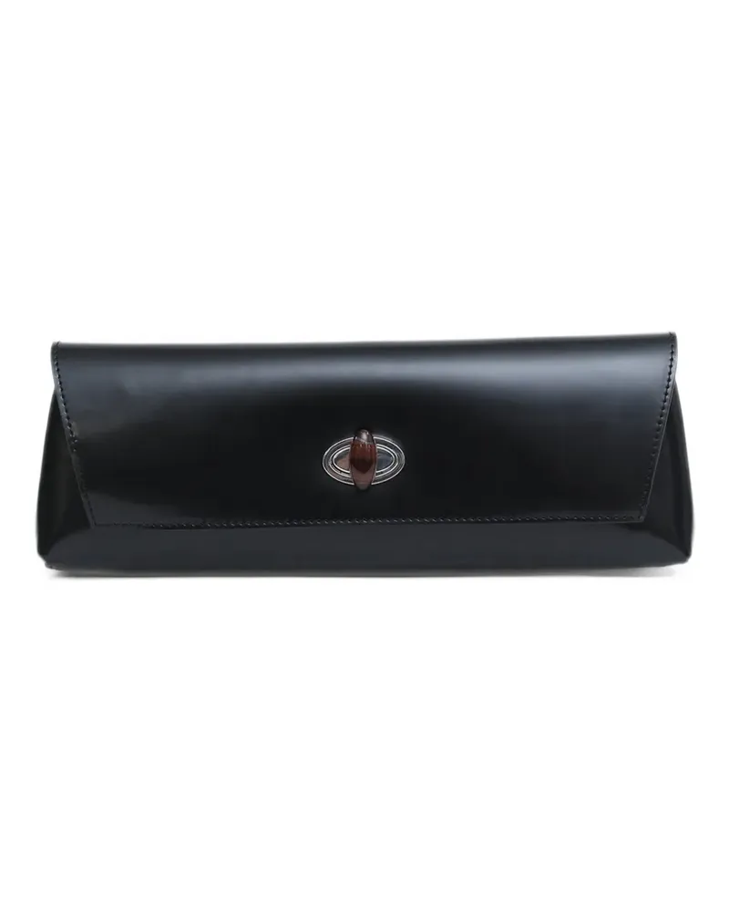 Christopher Esber Buki stone-turnlock clutch - Schwarz Schwarz
