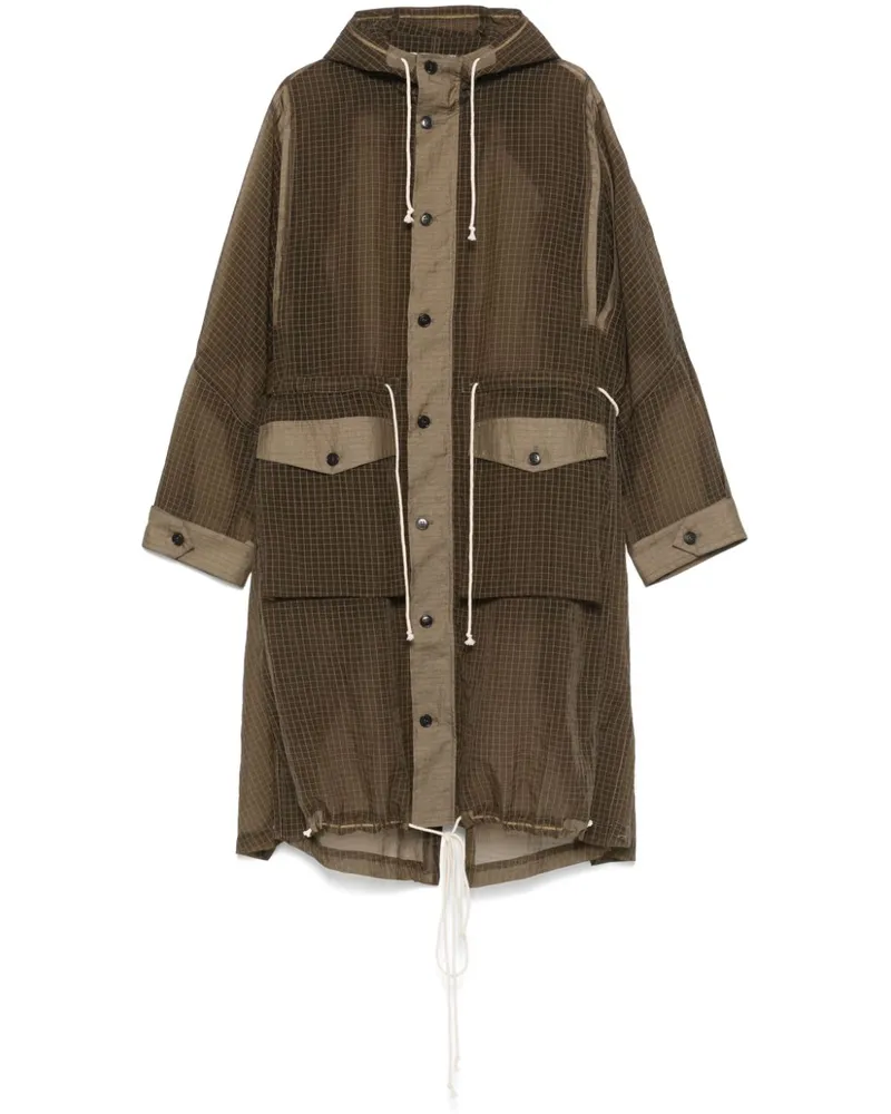 Henrik Vibskov Uncut Parka - Grün Grün