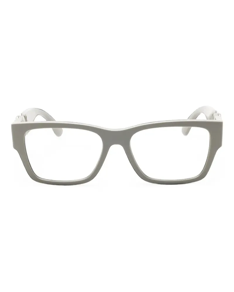 Versace rectangle-frame glasses - Grau Grau