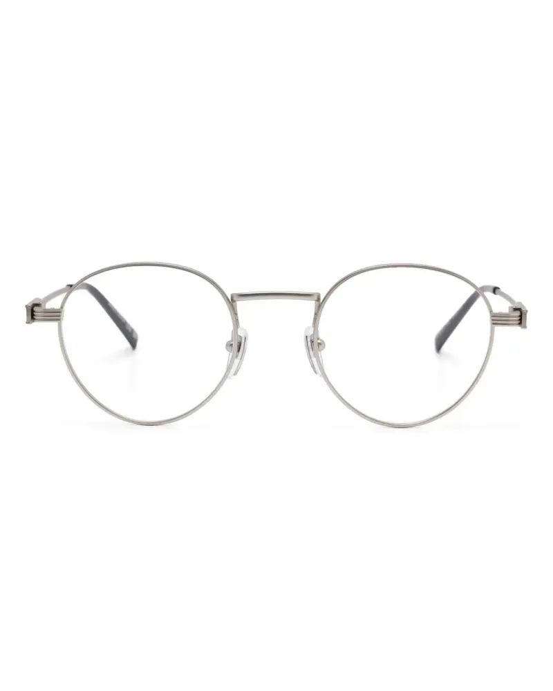 Gucci Brille im Panto-Design - Grau Grau