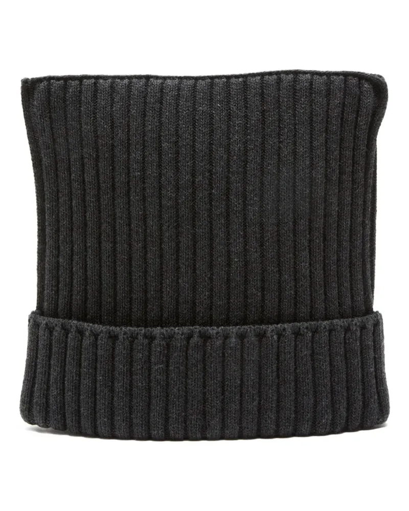 Acne Studios Gerippte Beanie - Grau Grau