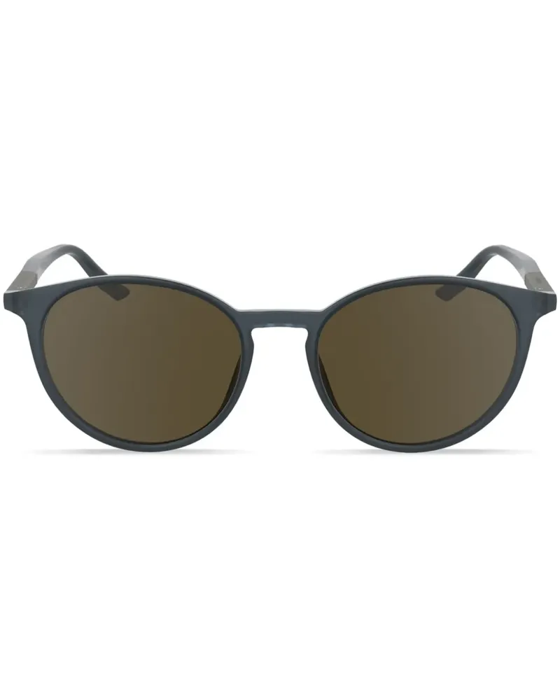 Calvin Klein Sonnenbrille mit rundem Gestell - Blau Blau