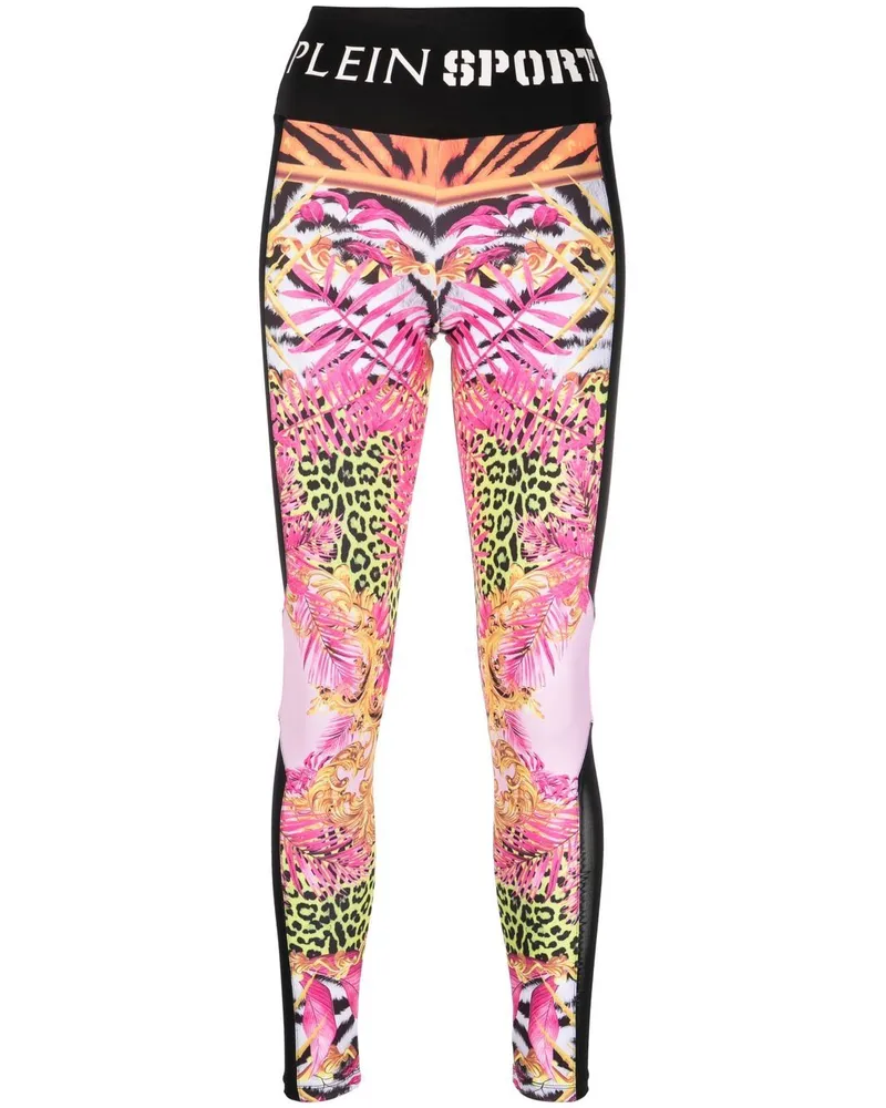 Philipp Plein Leggings mit Print - Schwarz Schwarz