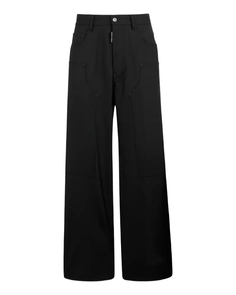 Dsquared2 Lockere Utility2 Carpenter-Hose - Schwarz Schwarz