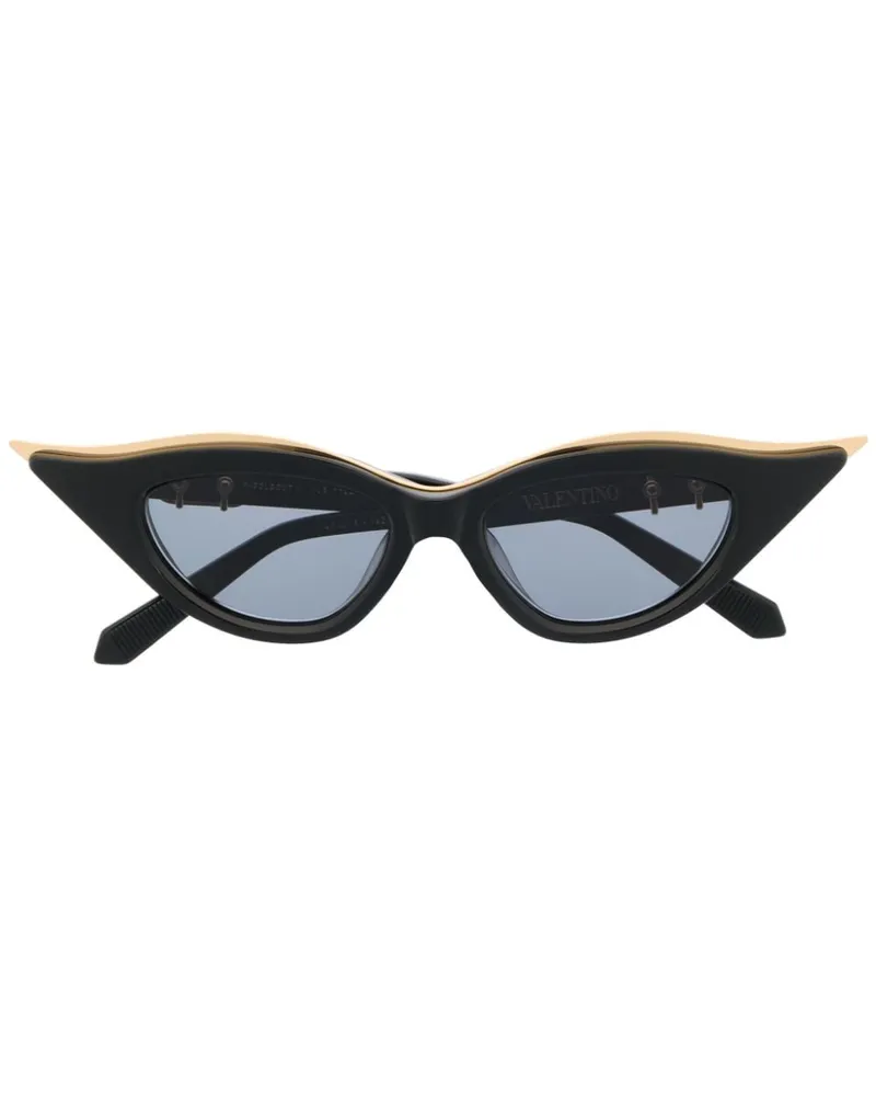 Valentino Garavani Sonnenbrille mit Cat-Eye-Gestell Schwarz