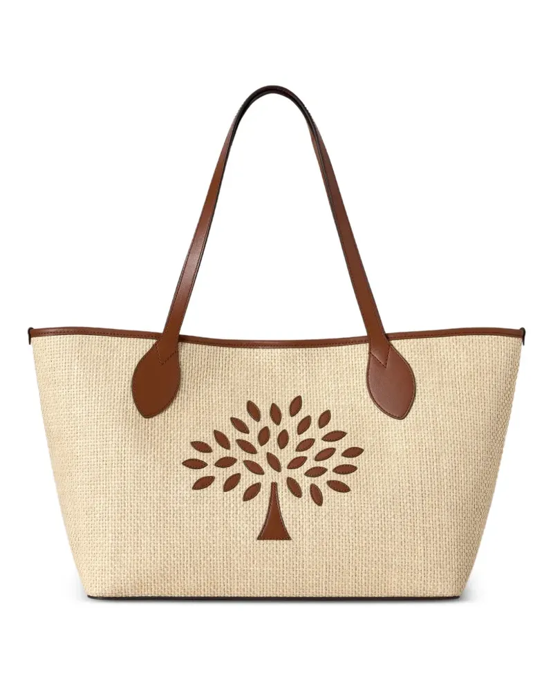 Mulberry Tree woven tote bag - Nude Nude