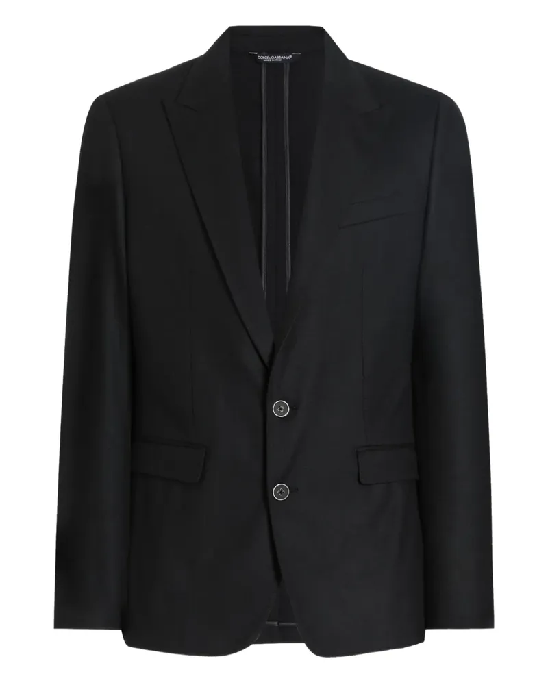Dolce & Gabbana Einreihiges Sakko - Schwarz Schwarz