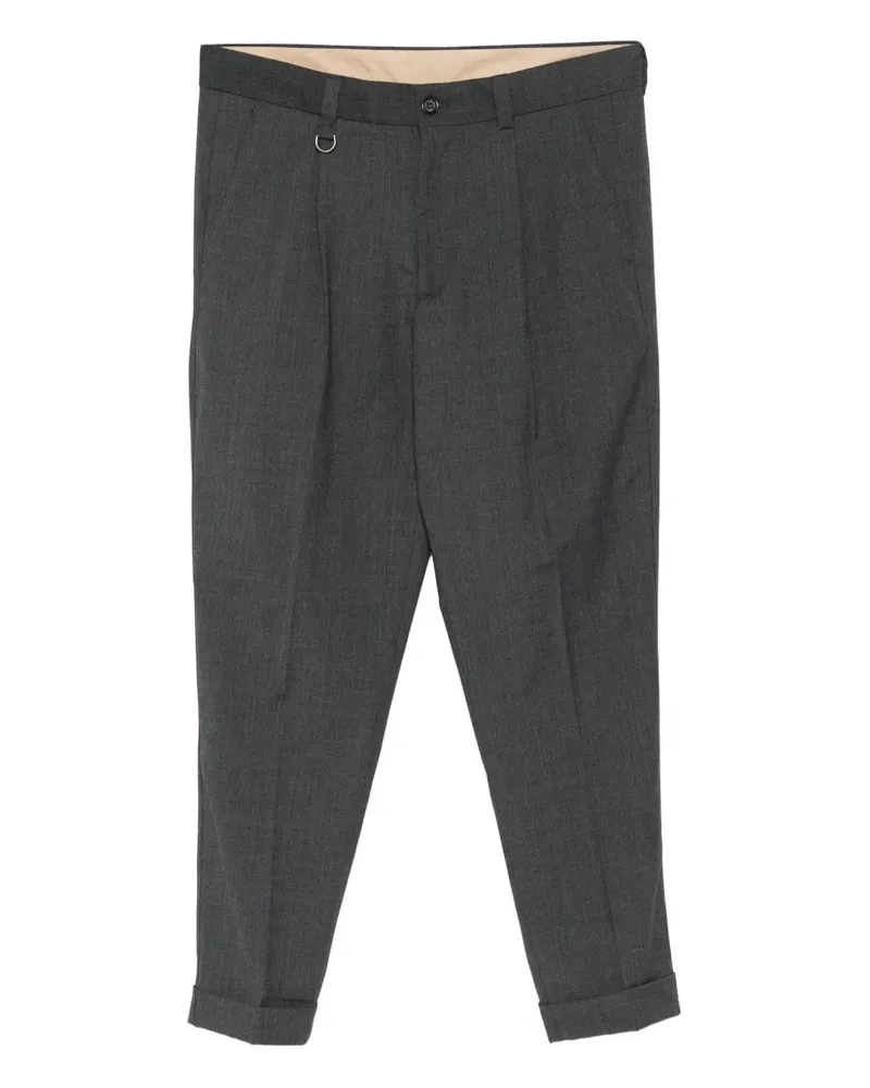 Paolo Pecora Milano Hose mit Bundfalten - Grau Grau