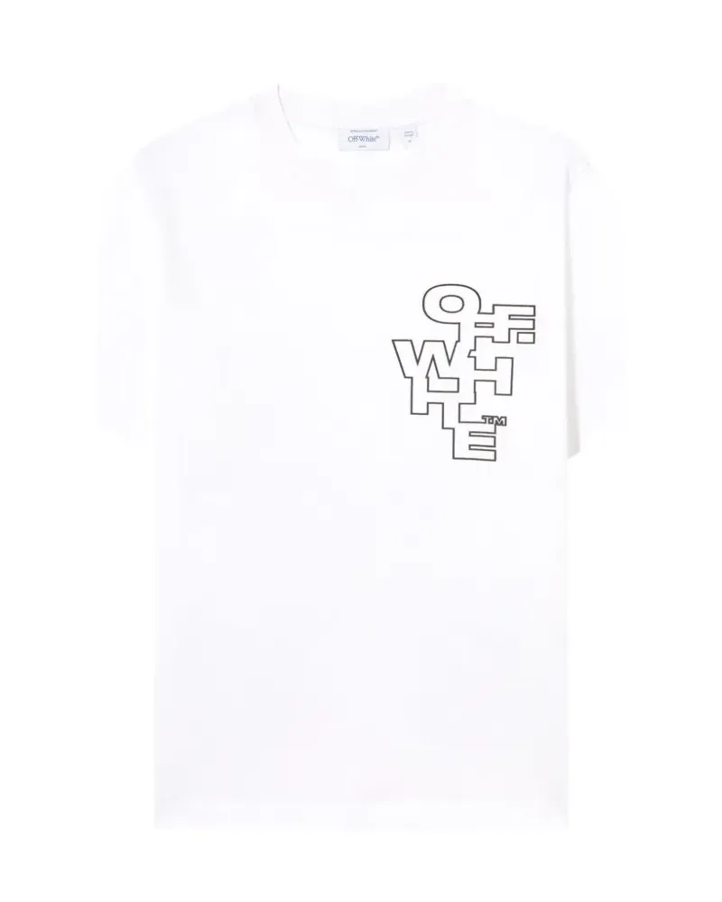 OFF-WHITE Outlined T-shirt - Weiß Weiß
