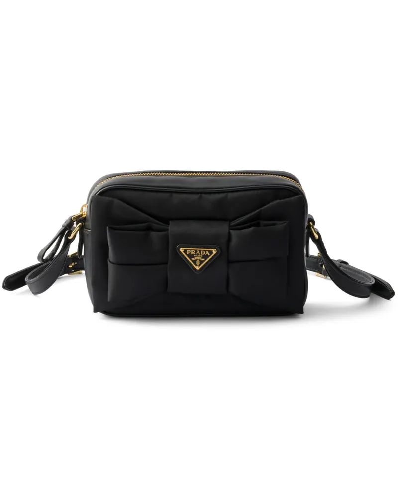 Prada Mini Re-Nylon Schultertasche - Schwarz Schwarz