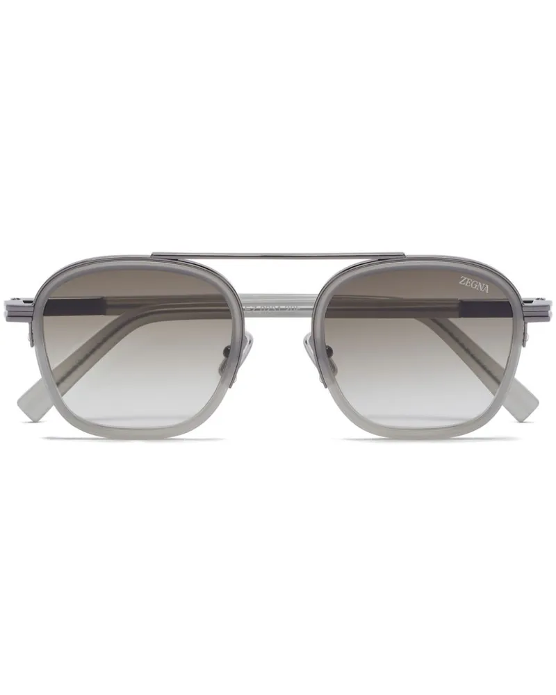 Ermenegildo Zegna Orizzonte I Sonnenbrille - Grau Grau