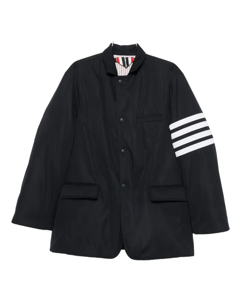 Thom Browne flap-pocket stripe jacket - Blau Blau