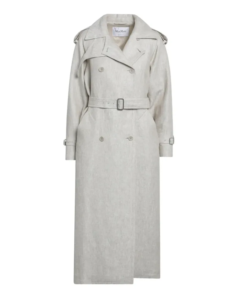 Max Mara double-breasted belted coat - Nude Nude