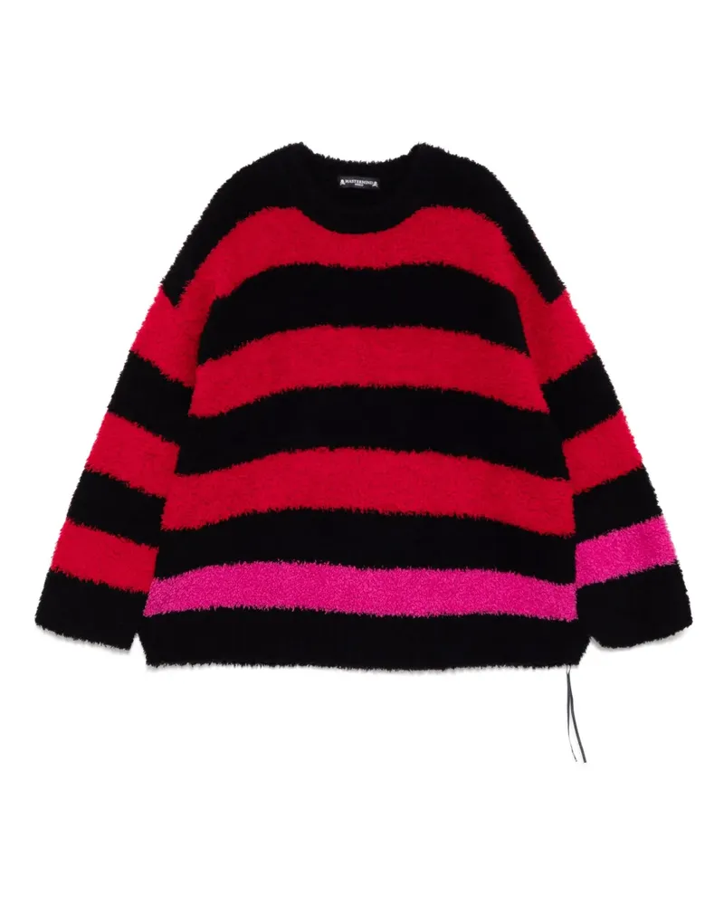 Mastermind World Gestreifter Pullover - Schwarz Schwarz