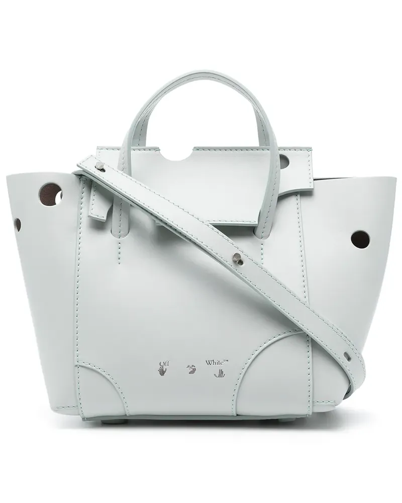 OFF-WHITE Burrow-32 Handtasche - Blau Blau