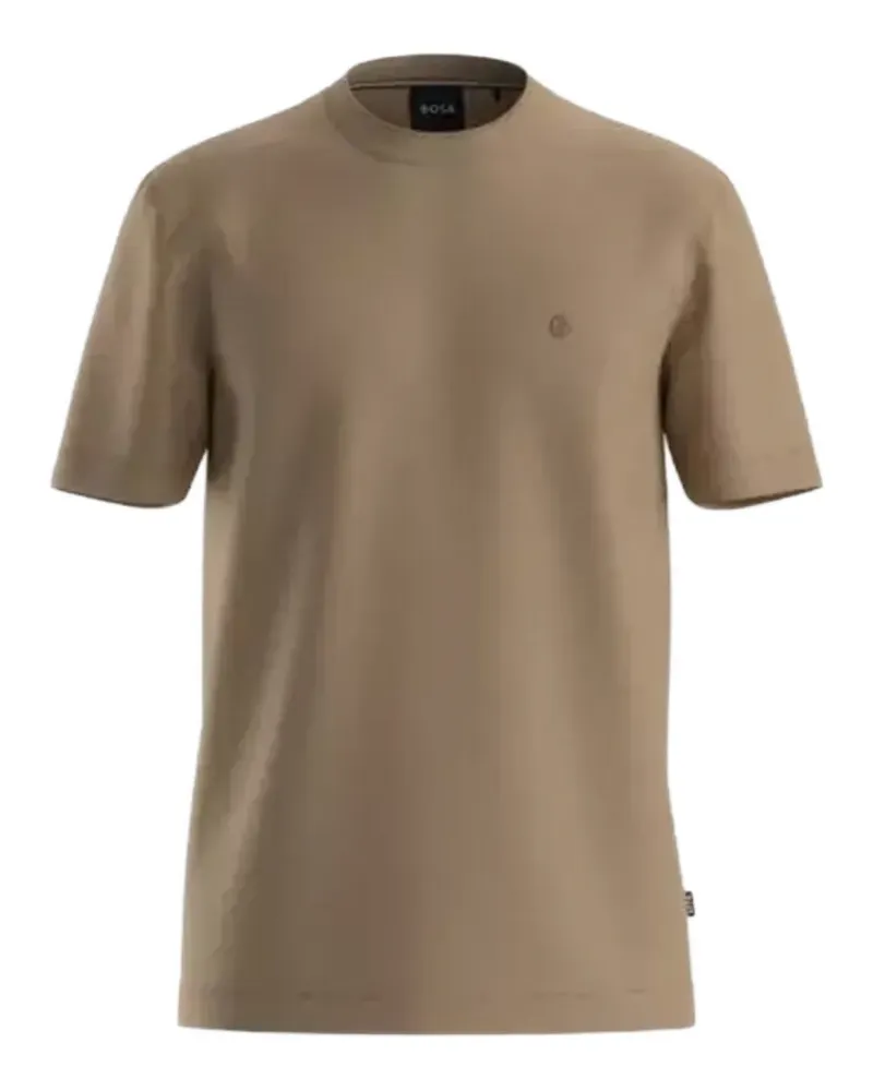 HUGO BOSS T-Shirt mit Logo-Stickerei - Nude Nude