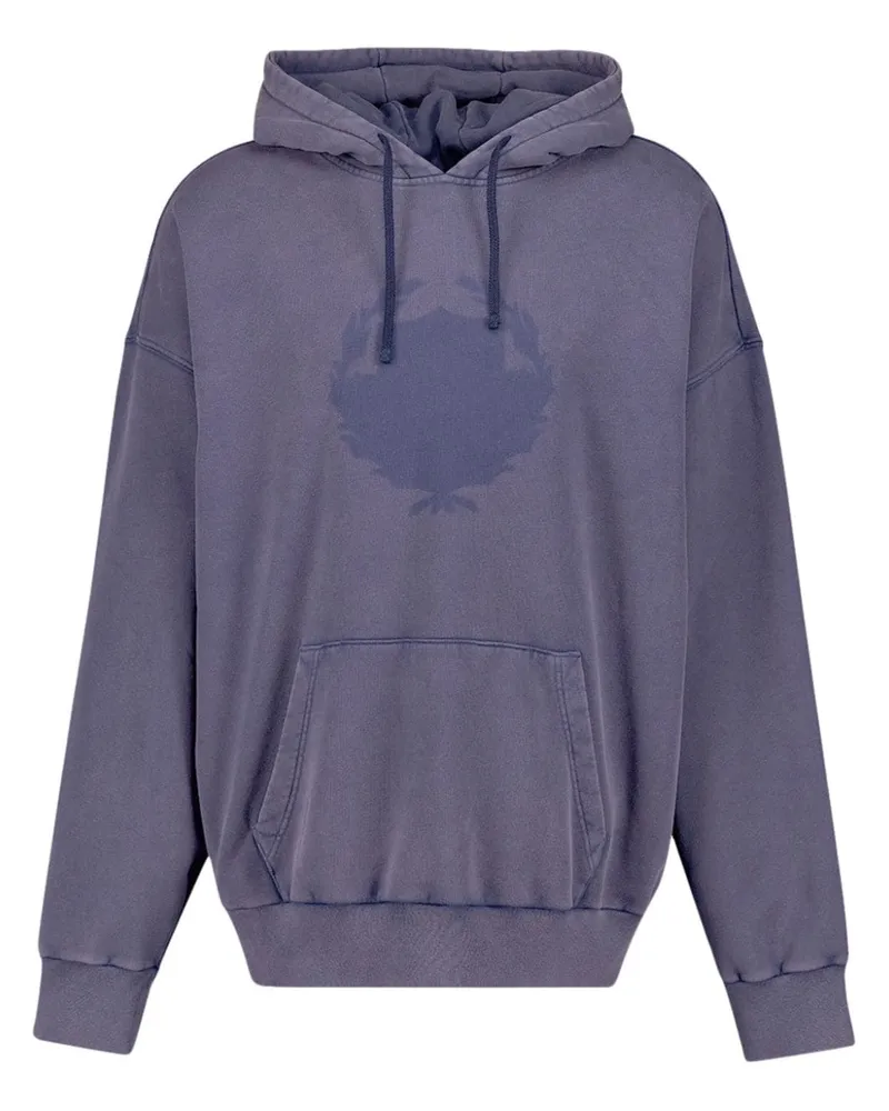 Givenchy Shadow Crest Hoodie - Blau Blau