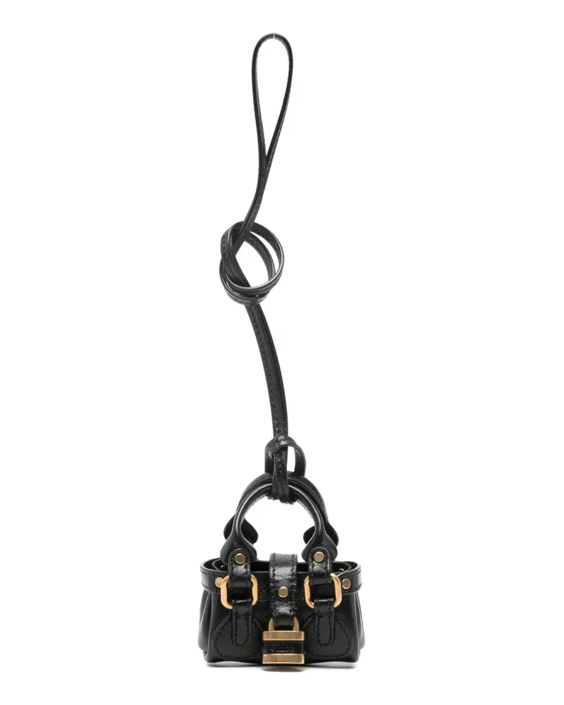 Chloé bag-charm key chain - Schwarz Schwarz