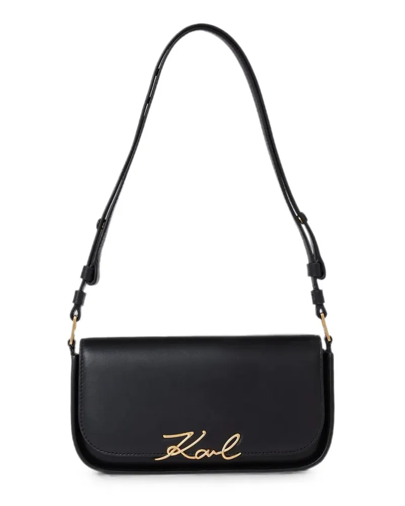 Karl Lagerfeld K/Signature Schultertasche - Schwarz Schwarz