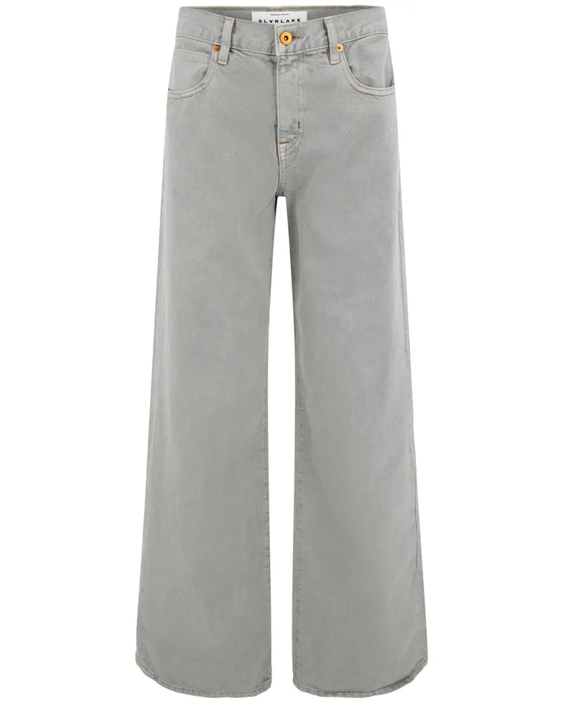 SLVRLAKE Mica Wide-Leg-Jeans Grün