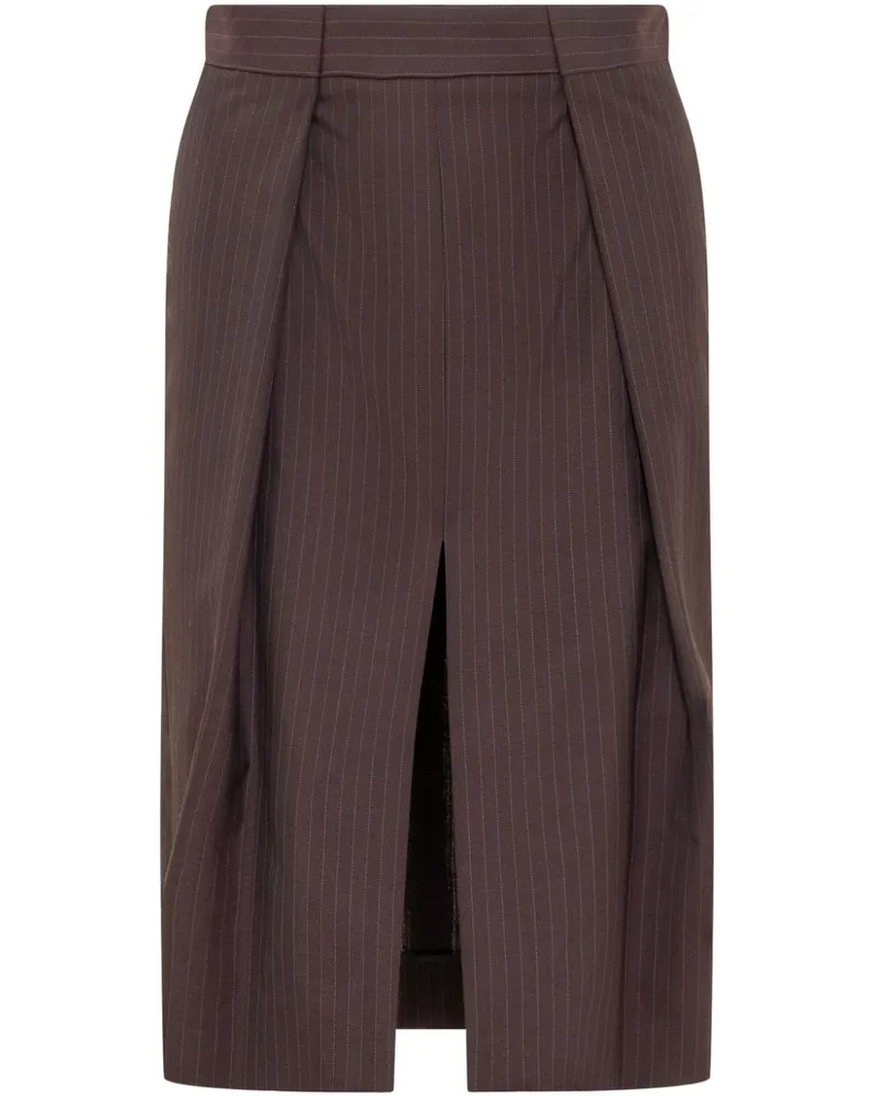 Victoria Beckham Rock mit Schlitz - Rot Rot