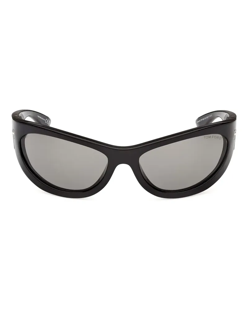 Tom Ford temple-detail sunglasses - Schwarz Schwarz