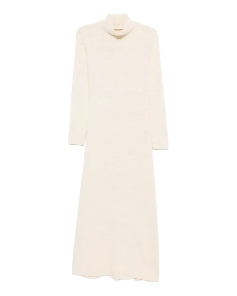 By Malene Birger Selana Maxikleid mit Rollkragen - Nude Nude