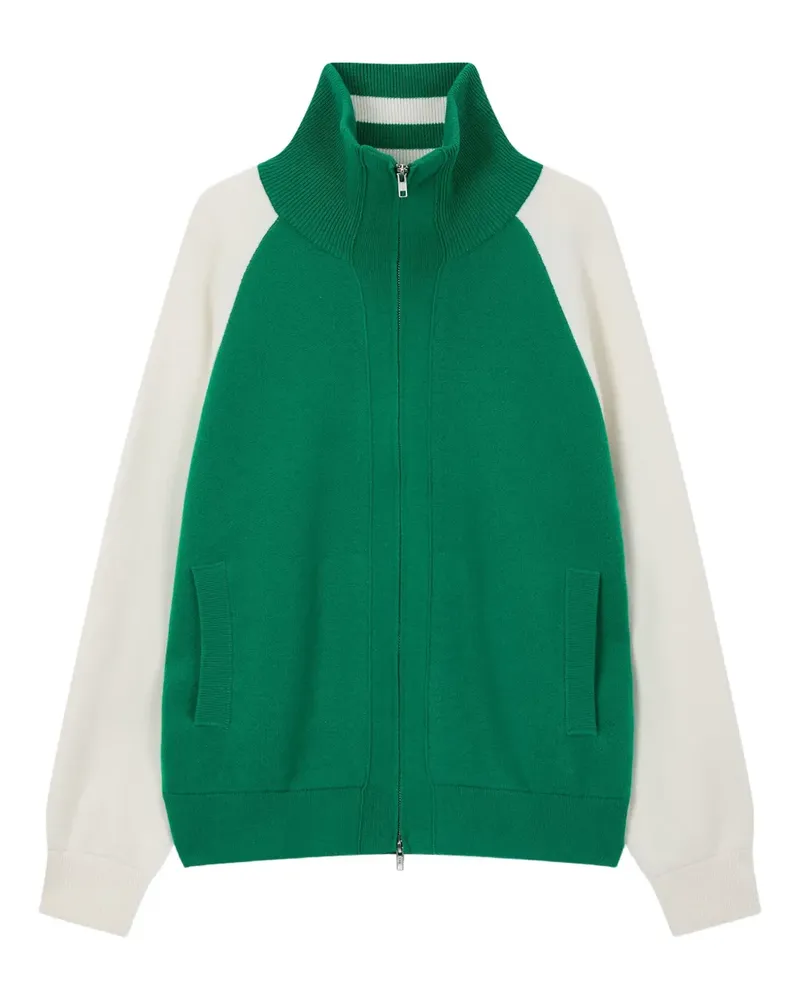 STUDIO TOMBOY Cardigan aus Logo-Jacquard - Grün Grün