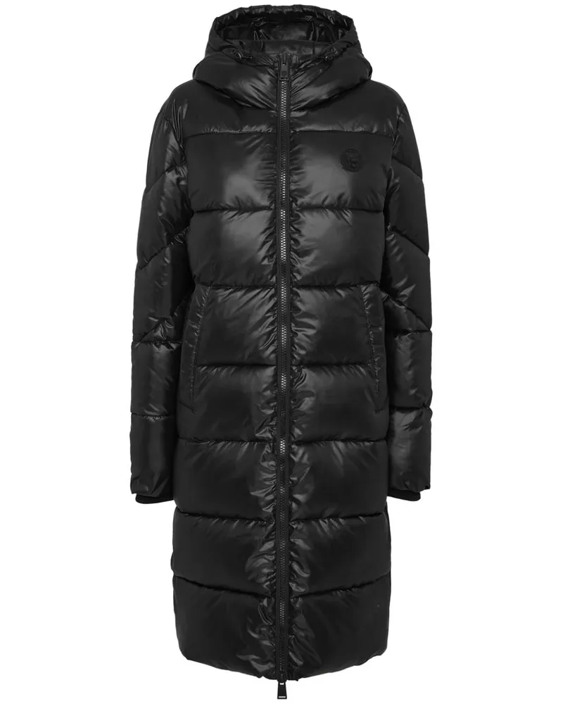 Philipp Plein Gesteppter Mantel - Schwarz Schwarz