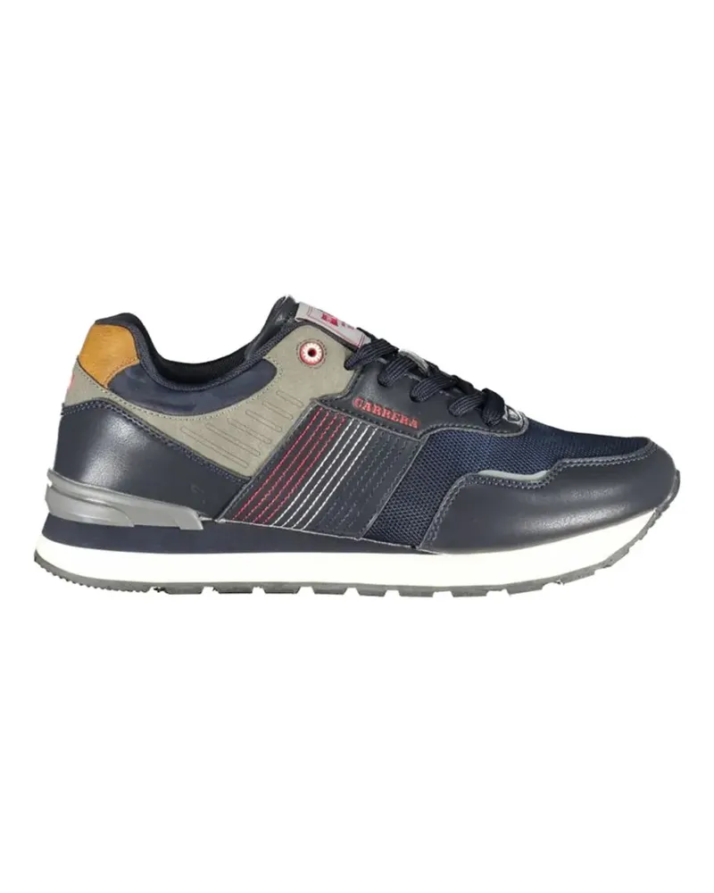 Carrera stripe-detail mesh-panel sneakers - Blau Blau