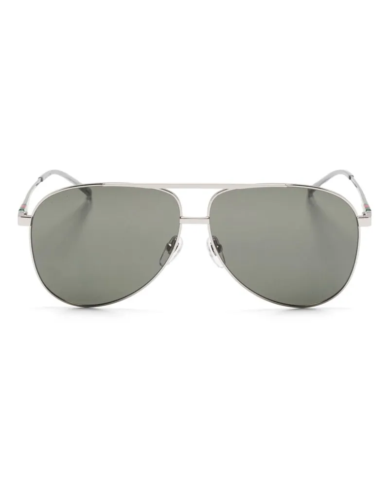 Gucci Getönte Pilotenbrille - Silber Silber