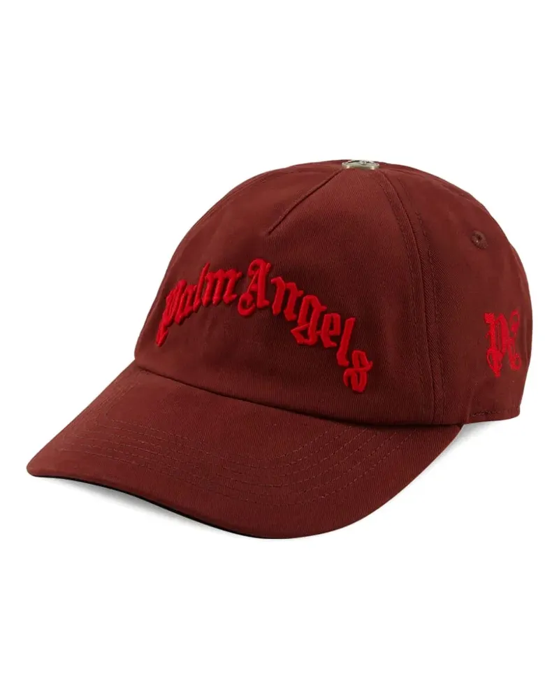 Palm Angels curved-peak embroidery baseball cap - Braun Braun
