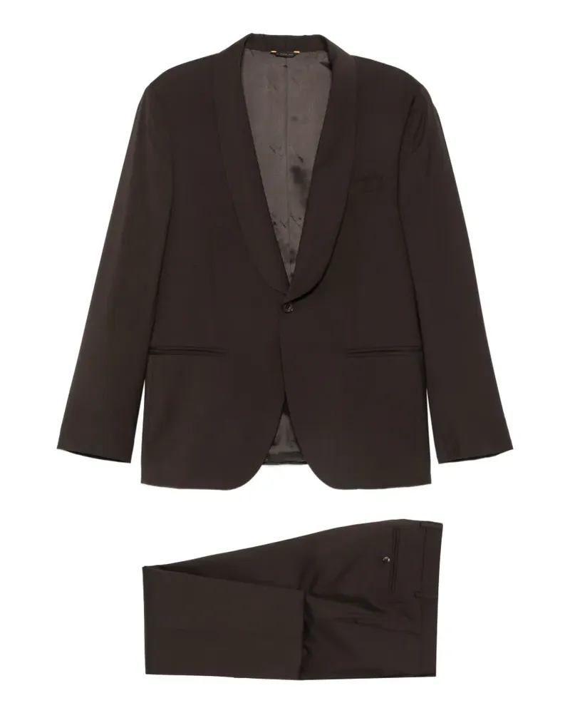 Manuel Ritz shawl-lapel suit - Braun Braun