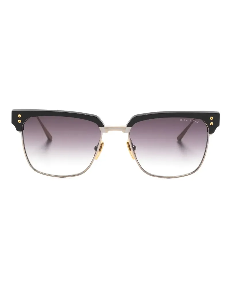 DITA Firaz Sonnenbrille mit eckigem Gestell - Gold Gold