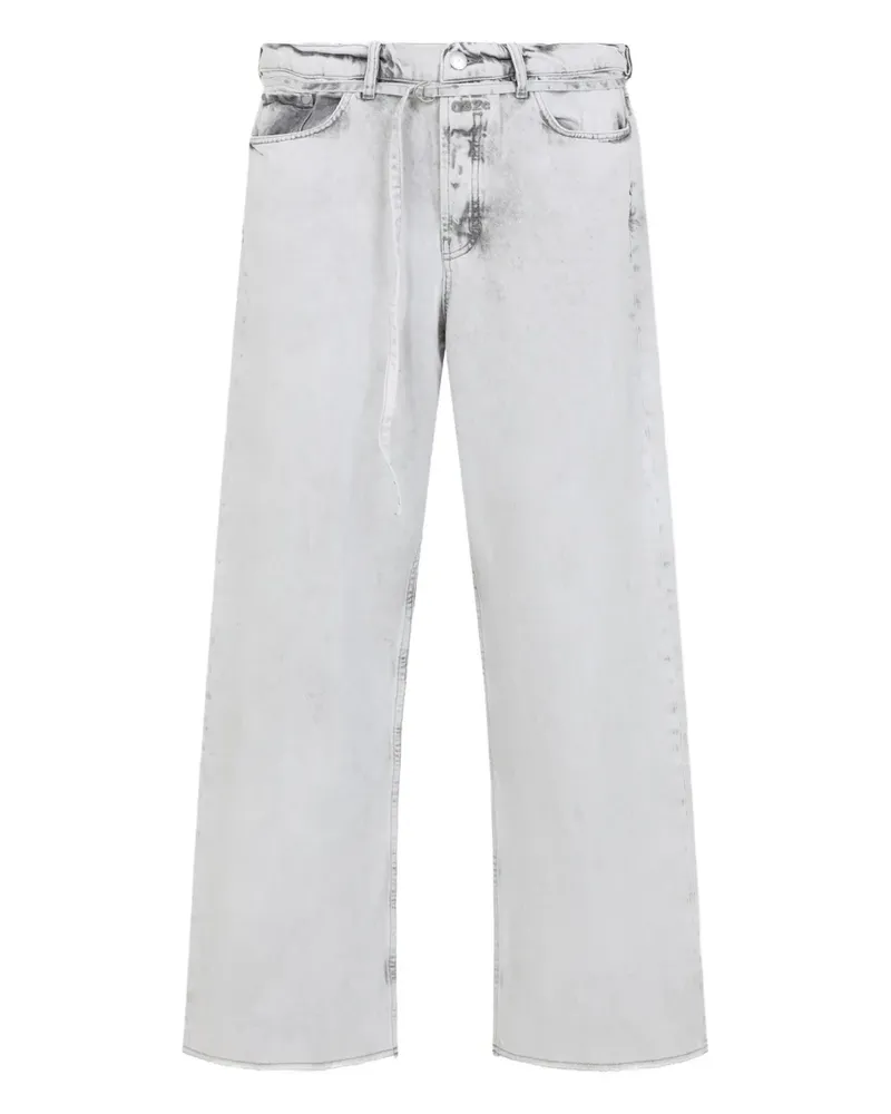 032c Jeans mit geradem Bein - Grau Grau