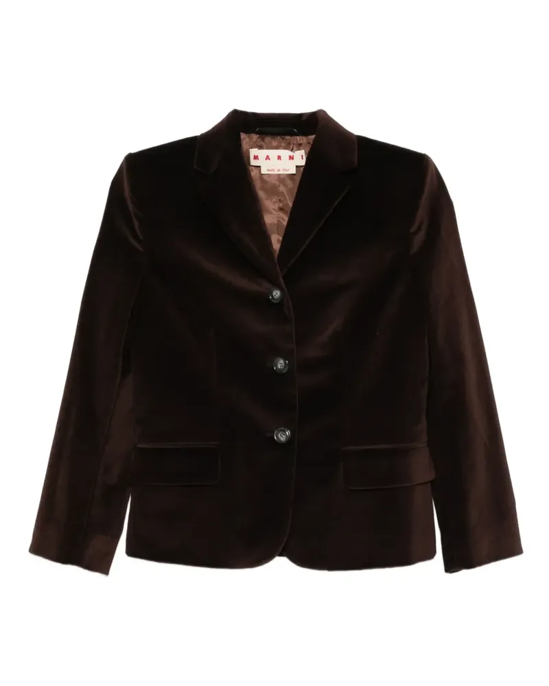 Marni single-breasted blazer - Braun Braun