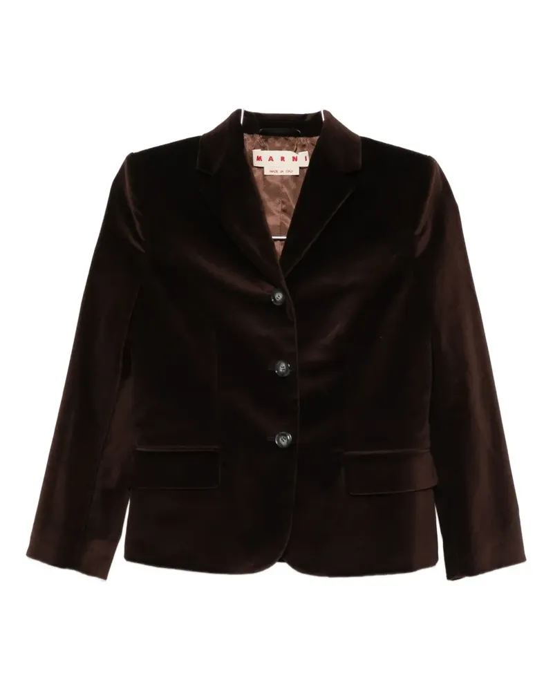 Marni single-breasted blazer - Braun Braun
