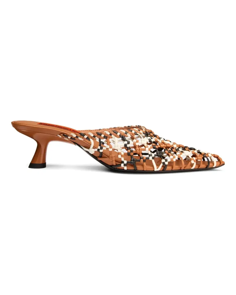 Simon Miller Gala Mules mit geknotetem Absatz - Nude Nude