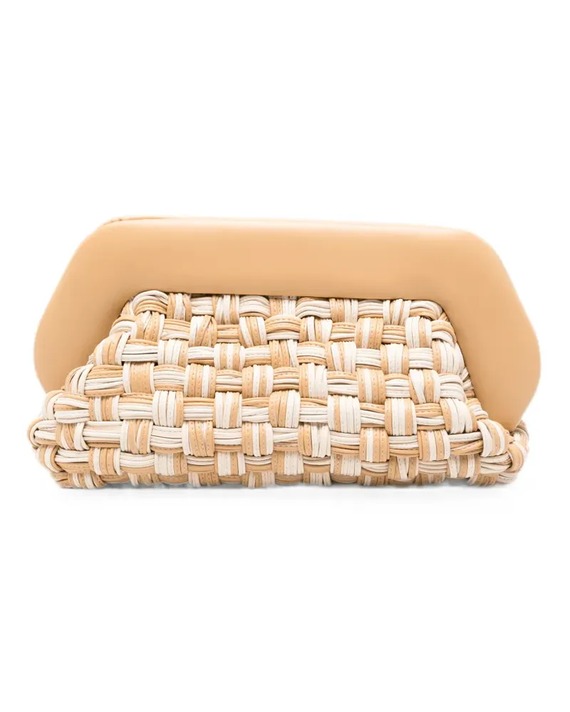 THEMOIRÈ Gewebte Bios Clutch - Nude Nude