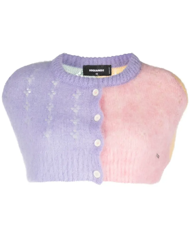 Dsquared2 Gestricktes Oberteil - Violett Violett