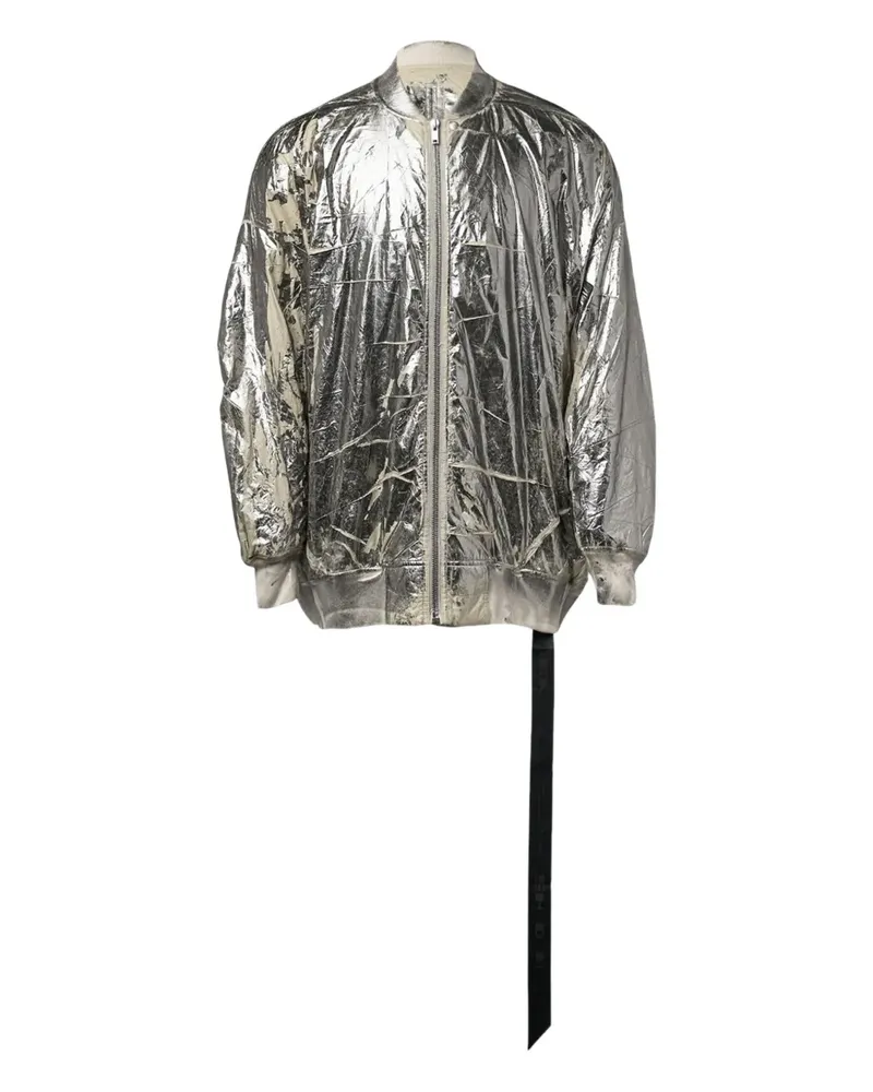DRKSHDW by Rick Owens Jumbo Peter Flight jacket - Silber Silber