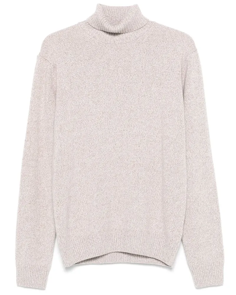 BARBA Pullover mit Rollkragen Nude