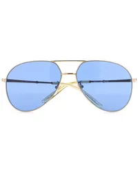 Gucci Sonnenbrille mit Logo-Gravur Gold