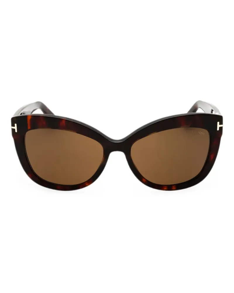 Tom Ford Cat-Eye-Sonnenbrille - Braun Braun