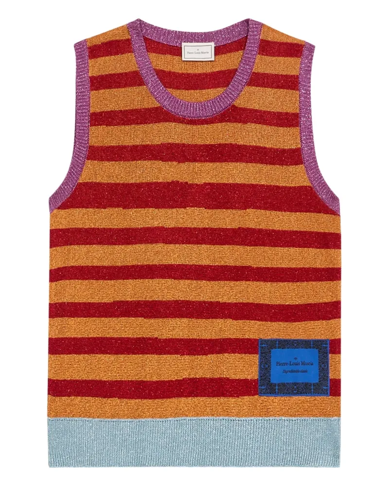 Pierre-Louis Mascia Tricot Weste - Orange Orange