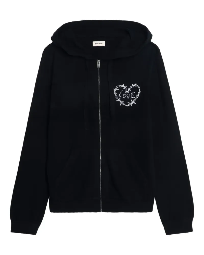 Zadig & Voltaire Clash Kapuzenjacke - Schwarz Schwarz