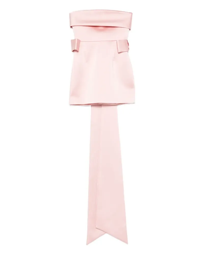 The New Arrivals Ilkyaz Ozel Lalani Minikleid mit Schleifendetail - Rosa Rosa