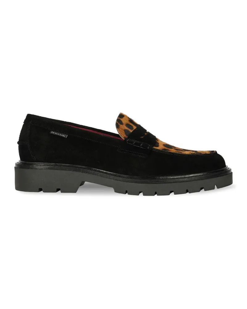 Paul Smith Bolzano leopard-print loafers - Schwarz Schwarz